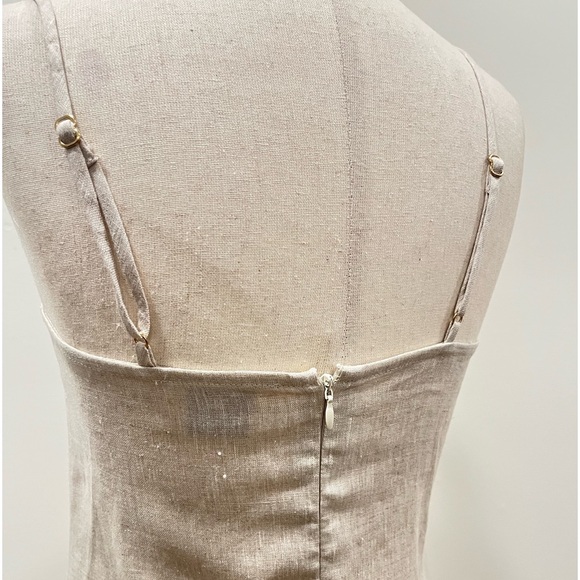 Dissh JEM NATURAL LINEN MAXI DRESS size 2 - Picture 9 of 10